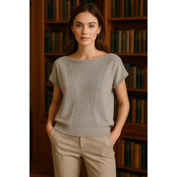 Inhabit Women Gray Pullover Sweater Size Medium - Picture 1 of 7